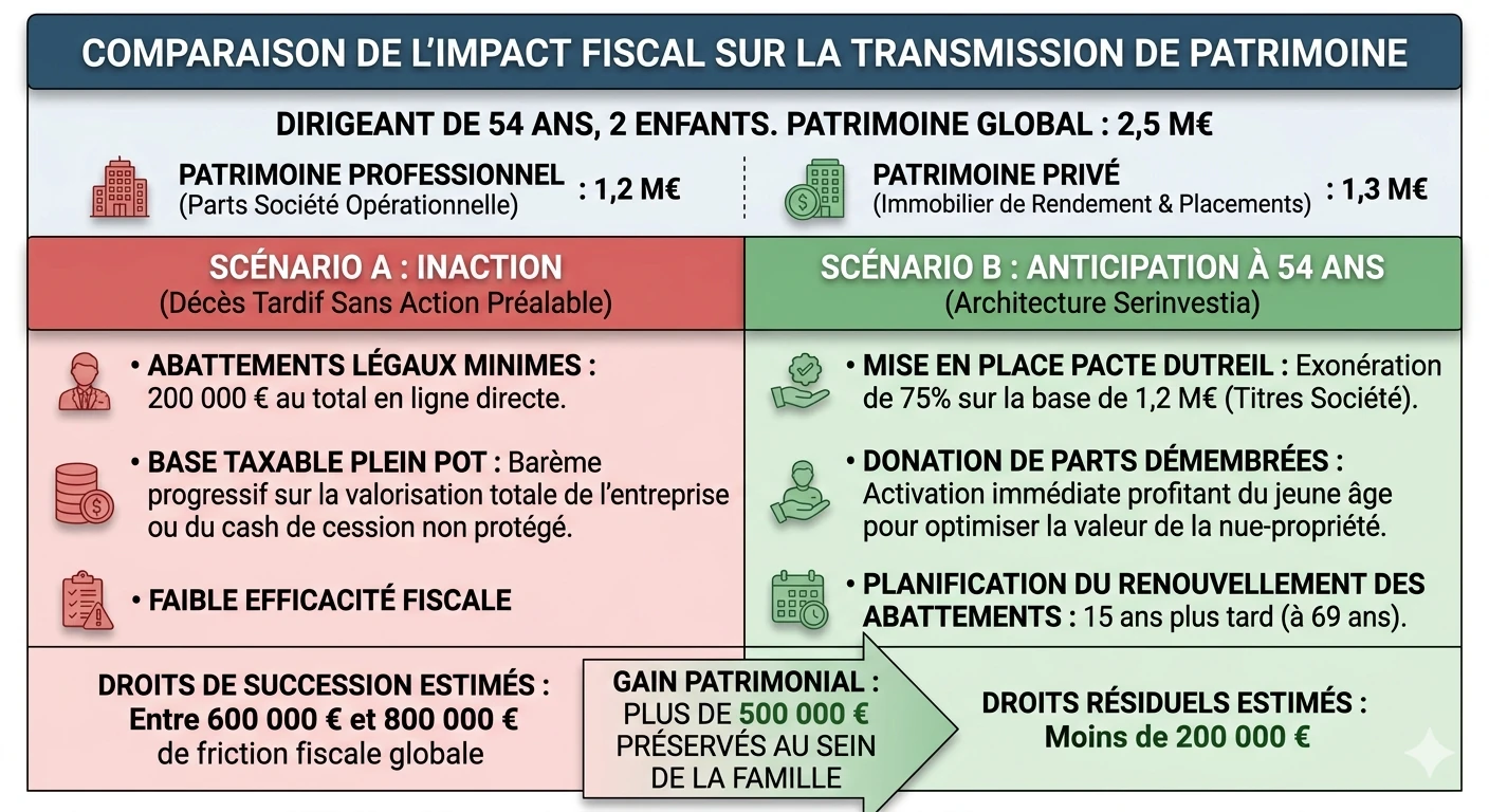 Transmission patrimoine Serinvestia