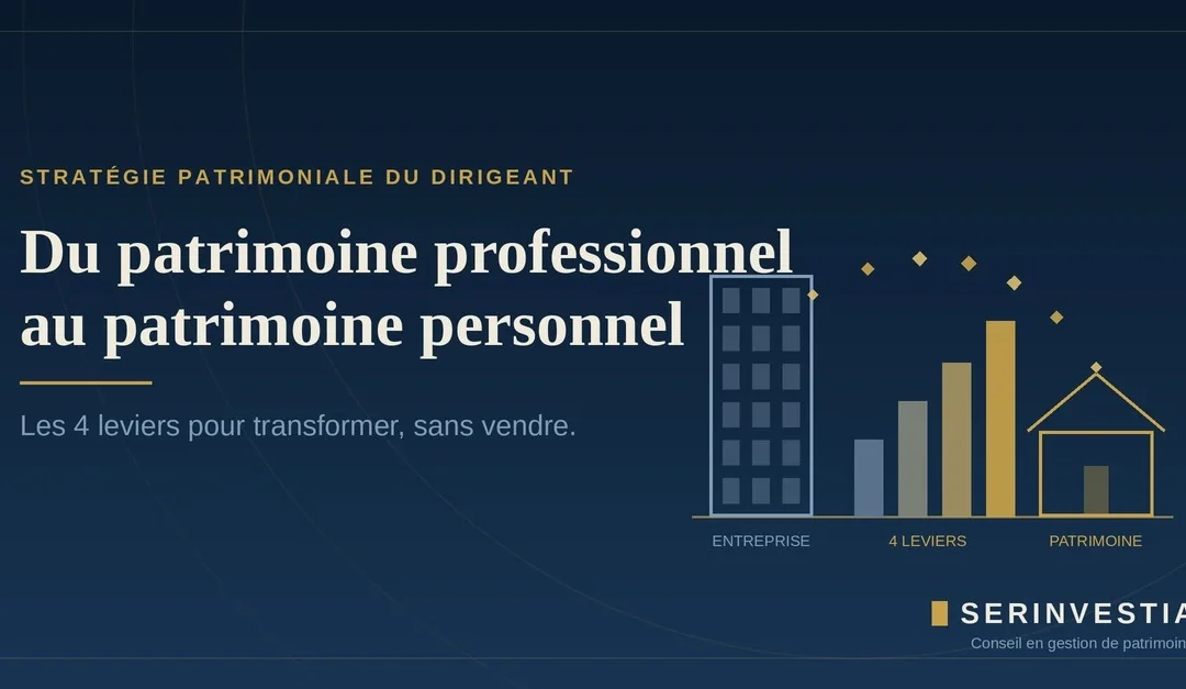 Du patrimoine professionnel au patrimoine personnel : les 4 leviers du dirigeant